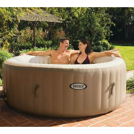 Intex Pure Spa 4-Person Inflatable Portable Heated Bubble Hot Tub | 28401E