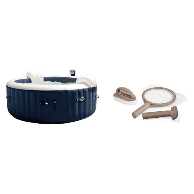 Intex PureSpa 4 Inflatable Hot Tub + Intex Hot Tub Maintenance Kit