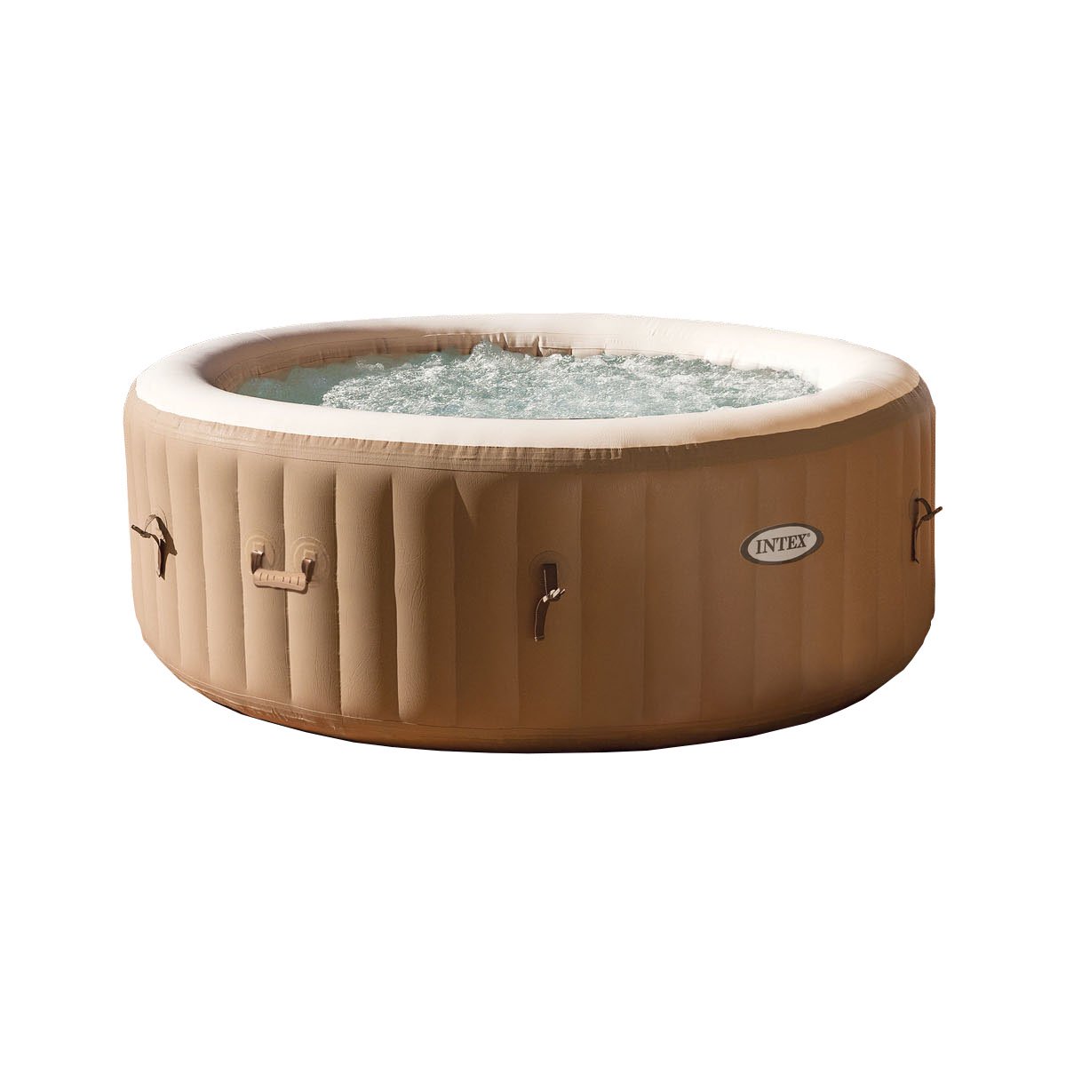 Intex PureSpa 77 Inch 4 Person Inflatable Round Hot Tub Spa with Bubble Jets - image 1 of 11