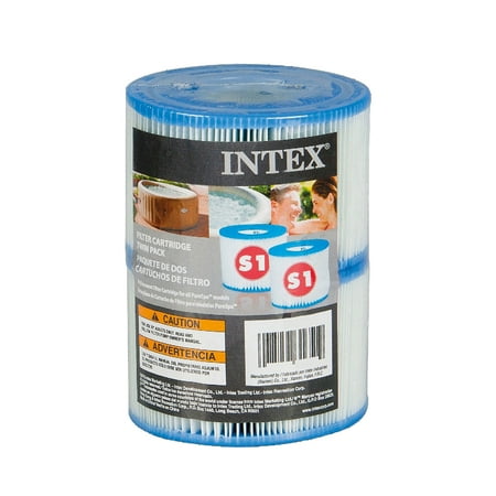 Intex PureSpa Filter Cartridge S1 Twin Pack price history and forecast - Intex 29001WL
