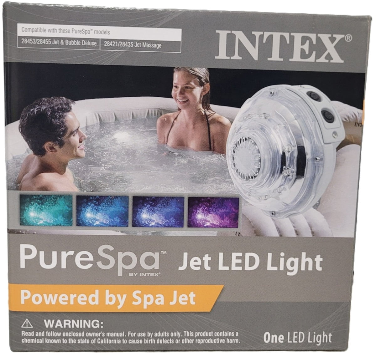 Intex PureSpa Jet LED Light Pure Spa 28504E - Walmart.com