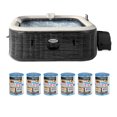 thumbnail image 1 of Intex PureSpa Plus Greystone Hot Tub, 94x28", w/ Filter Cartridge (12 Pack), 1 of 13