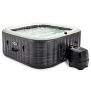 Intex PureSpa Plus Greystone Inflatable Square Hot Tub Spa, 83 x 28"
