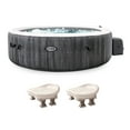 thumbnail image 1 of Intex PureSpa Plus Inflatable Bubble Jet Hot Tub & Non-Slip Seats, (2 Pack), 1 of 10