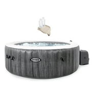Intex PureSpa Plus Inflatable Hot Tub + Intex Tray Accessories 4 Pack