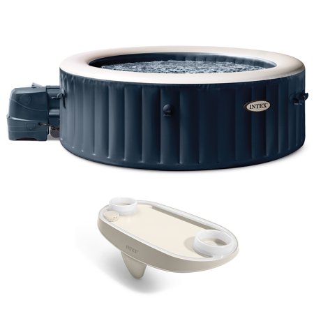 Intex PureSpa Plus Portable Inflatable Hot Tub, 77 x 28", w/ Phone Spa Tray