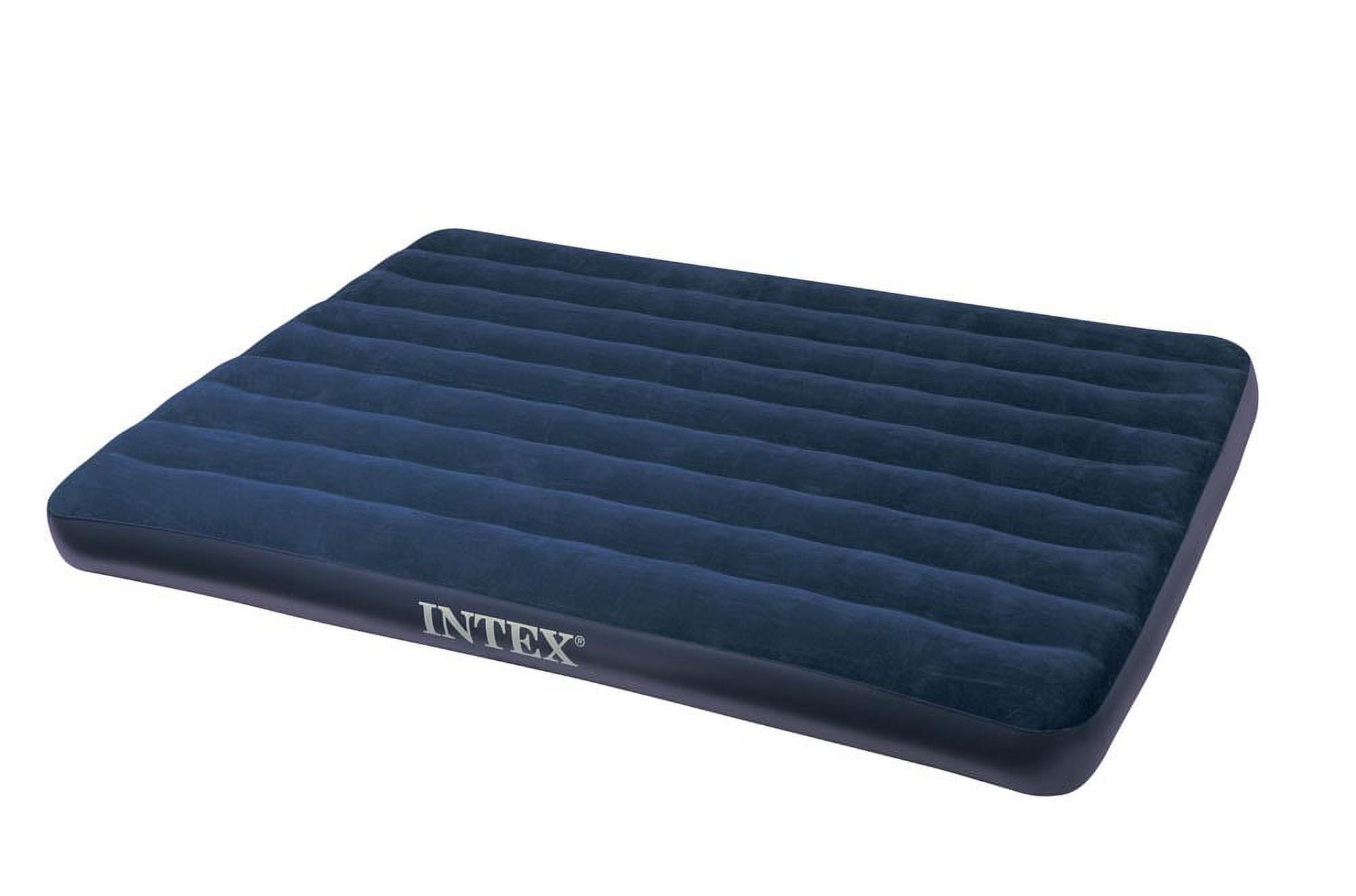 Intex Queen 8.75" Classic Downy Inflatable Airbed Mattress