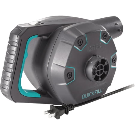 Intex Quick Fill Electric Air Pump 120 V - 38.9 CFM, 3 Nozzles, Multicolor — Garden & Landscape Use, Standard Connection
