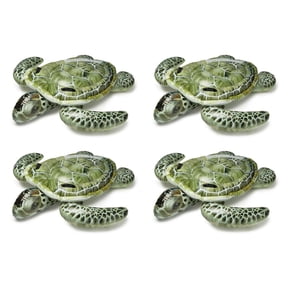 Intex Realistic Sea Turtle Inflatable Ride On Pool Float (4 Pack)
