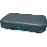 Intex Rectangular Inflatable Pool Cover for Swim Center Family Pools, Heavy-Duty Vinyl Outdoor Backyard Pool Cover, Protects from Leaves, Above Ground Pool Maintenance for Backyard Home (58412EP)