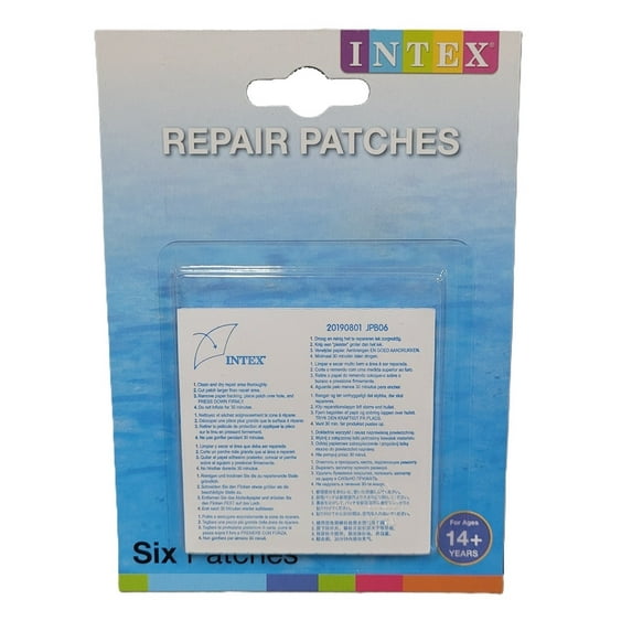 Intex Inflatable Repair Kit, Each Patch 7-1/2 sq in (6 Patches ...