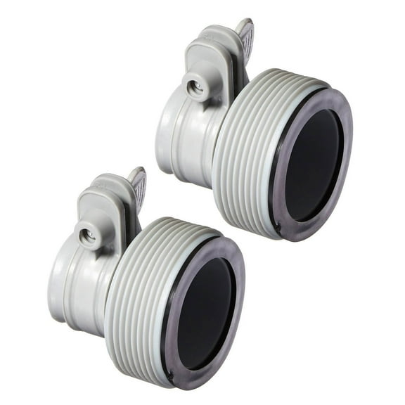 Intex Replacement Hose Adapter B w/ Collar for Filter Pump Conversion (Pair)