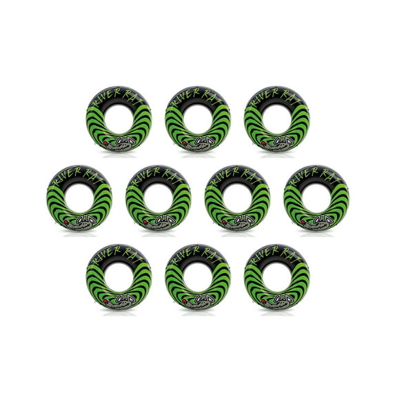 Intex River Rat 48-Inch Inflatable Tube Raft For Lake, Pool, or River (10 Pack)