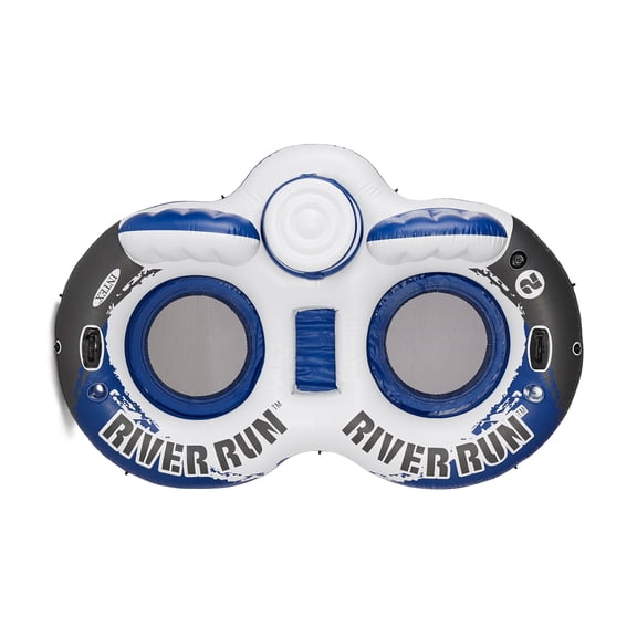 Open Box Intex River Run 2 Person Inflatable Tube Raft Float with Cooler