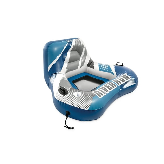 Intex River Run I Wedge - Inflatable Floating Water Lounge with Quick Connects - River Lake Pool
