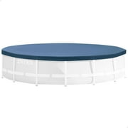 Intex Round Metal Frame Pool Cover, Blue, 10 ft