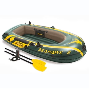 Intex Seahawk 2 Inflatable Boat Set With Oars And Air Pump | 68347EP