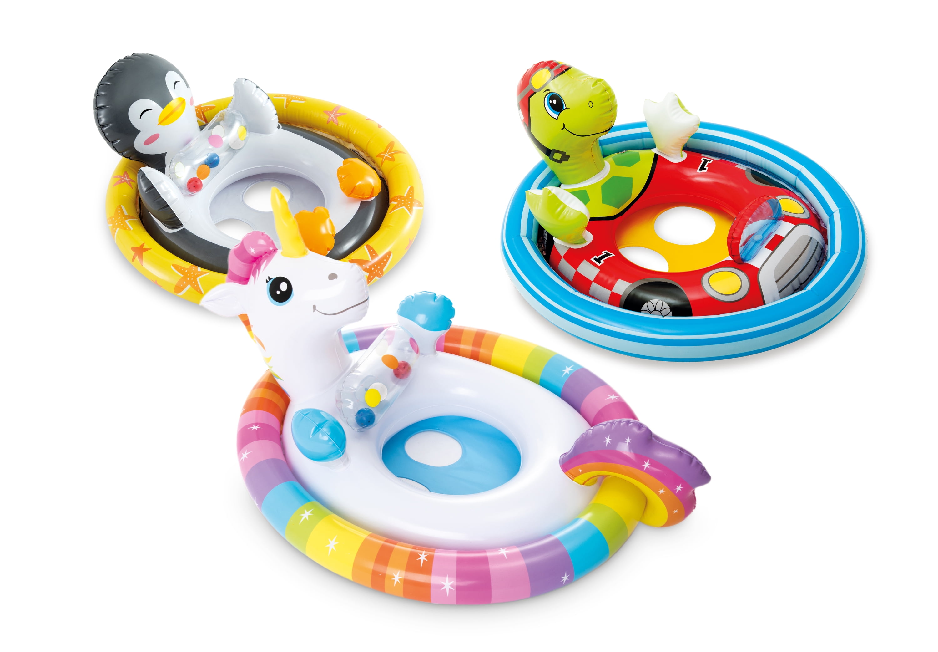 Intex See Me Sit Pool Rider Float, Age Group 36, Assorted Colors