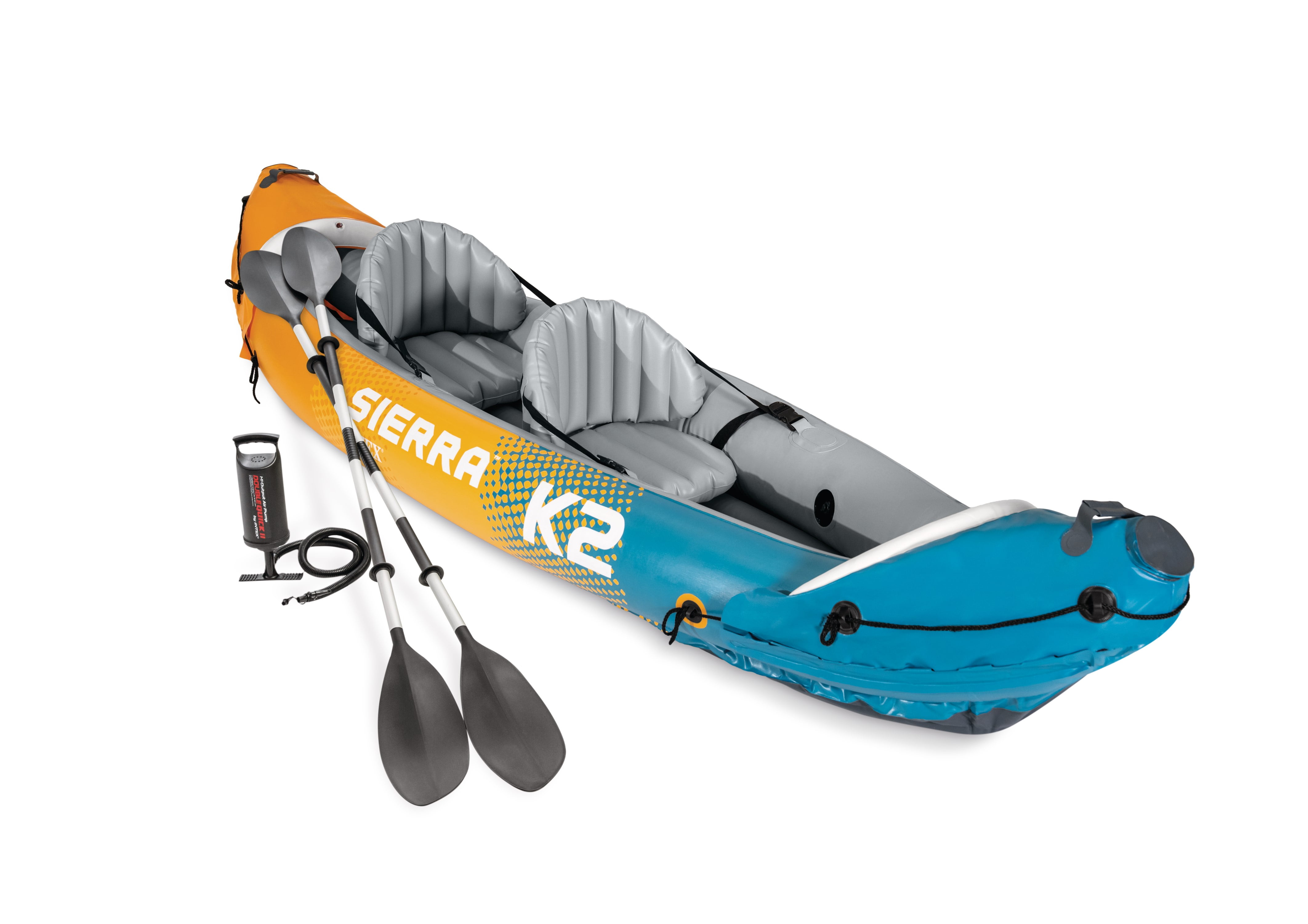 Intex Sierra K2 2-Person inflatable kayak with accessory kit, oars and hand pump - Walmart Exclusive Colors!