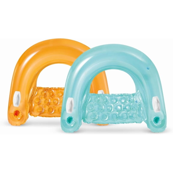 Intex Sit N Float Inflatable Lounge, 60 X 39, 1 Pack (Colors May Vary)