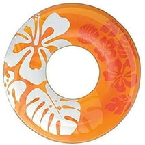 Intex Transparent Inflatable Swimming Pool Tube, Orange