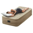 thumbnail image 1 of Intex Twin Ultra Plush Fiber-Tech Raised Air Mattress with Built-In Pump 64455E, 1 of 6