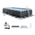thumbnail image 1 of Intex 24'x12'x 52" Rectangular Ultra XTR Frame Swimming Pool w/ Pump(Open Box), 1 of 7