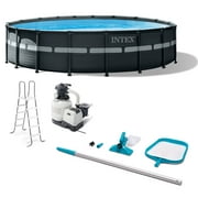 Intex Ultra XTR 18' x 52" Above Ground Pool Set and Maintenance Accessories