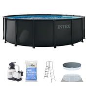 Intex Ultra XTR Frame 18 x 52 Above Ground Pool Set with OptiFlow Premium Filter Sand