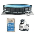 thumbnail image 1 of INTEX 20ft x 48in Ultra XTR Above Ground Swimming Pool & Optiflow 50lb Pool Filter Sand, 1 of 10