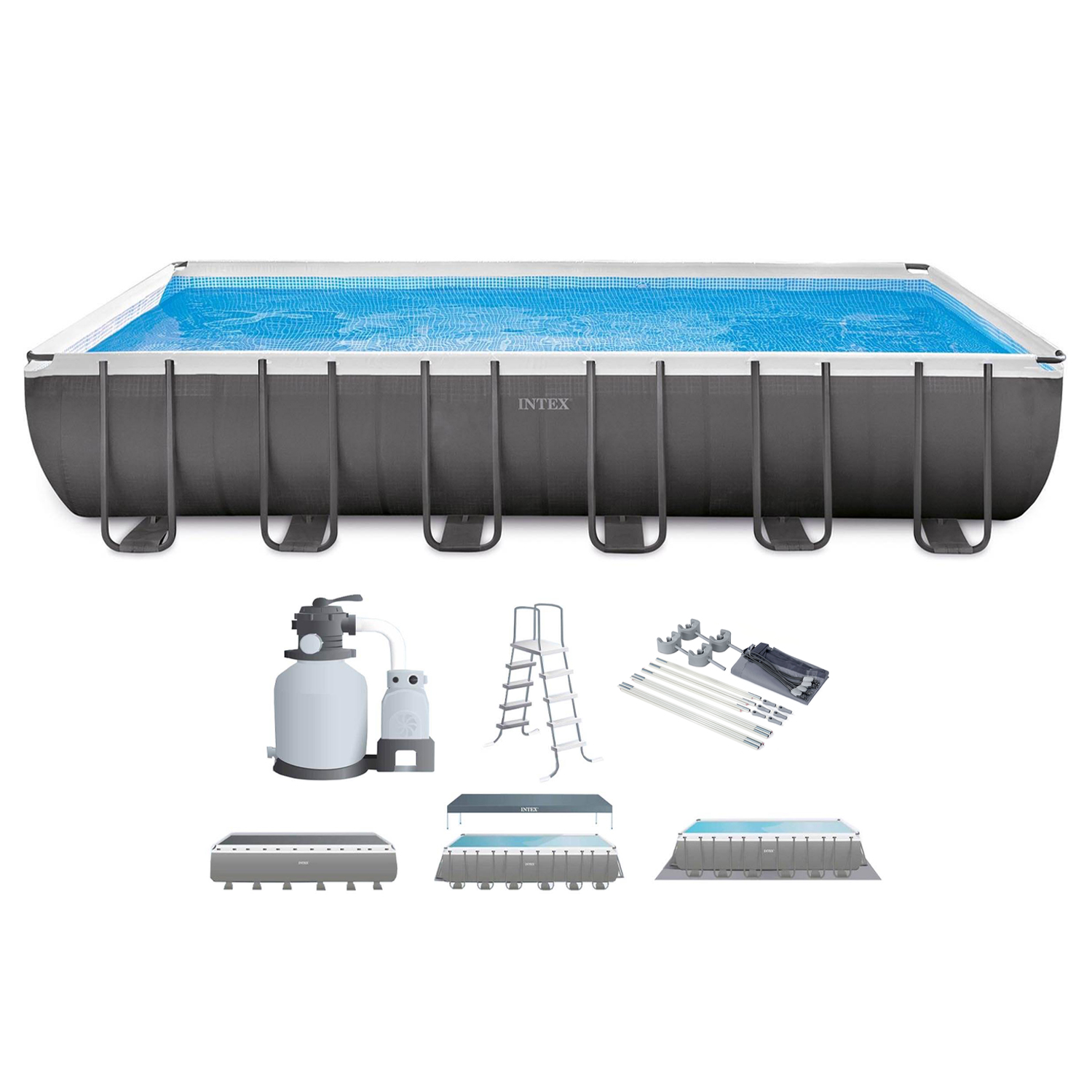 Intex Pool Liner Replacement 24 X 52 Intex POOL LINER ONLY Ultra Frame Swimming Pool 24 x 12 x 52 - Walmart.com