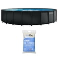 thumbnail image 1 of Intex Ultra XTR Frame 24'x52" Above Ground Pool Set w/ 2 Pack OptiFlow Premium Filter Sand, 1 of 12
