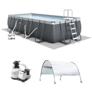INTEX 24ft x 12ft x 52in Ultra XTR Above Ground Pool & Protective Pool Canopy