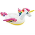 thumbnail image 1 of Intex Unicorn Inflatable Ride-On Pool Float with Handles, 78"x55"x40", Max 88lbs, Ages 3+, 1 of 5