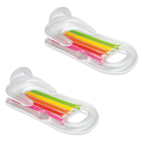 Intex Vinyl King Kool Pool Float, Grey