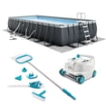 thumbnail image 1 of INTEX 24ft x 12ft x 52in Ultra XTR Above Ground Pool, Automatic Vacuum Cleaner, & Maintenance Kit, 1 of 10