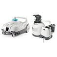 thumbnail image 1 of Intex ZX100 Automatic Pressure Side Pool Cleaner with Pool Sand Filter Pump, 1 of 12