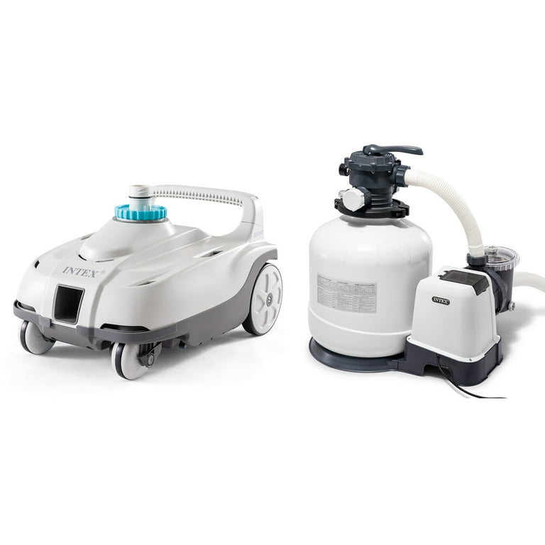 Intex ZX100 Automatic Pressure Side Pool Cleaner with Pool Sand