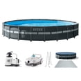 thumbnail image 1 of INTEX 24ft x 52in Ultra XTR Above Ground Swimming Pool, Sand Filter Pump, & Automatic Vacuum Cleaner, 1 of 9