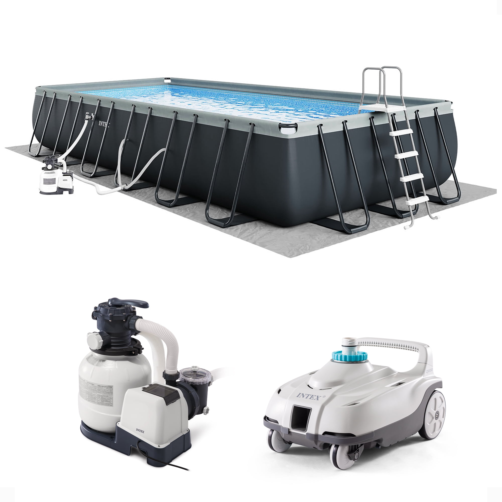 ＦＴ-100 (100w) Amazon.com: Intex ZX100 Auto Pressure Side Pool Cleaner with