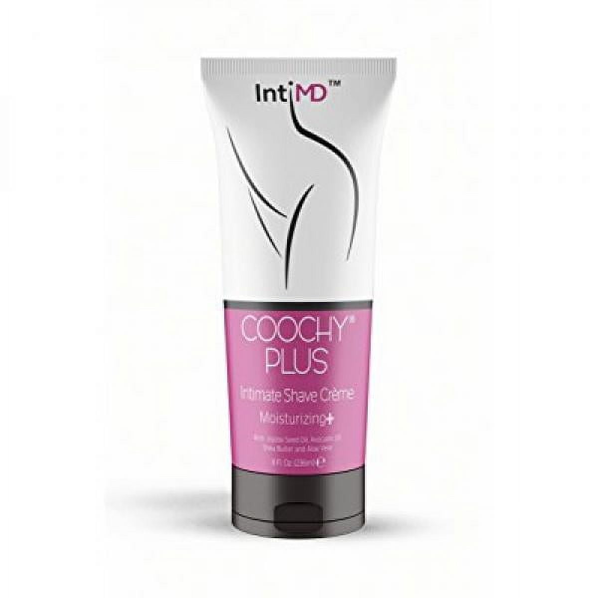 IntiMD COOCHY PLUS Intimate Shave Cream Rash-Free With MOISTURIZING+ 8oz Squeeze Bottle
