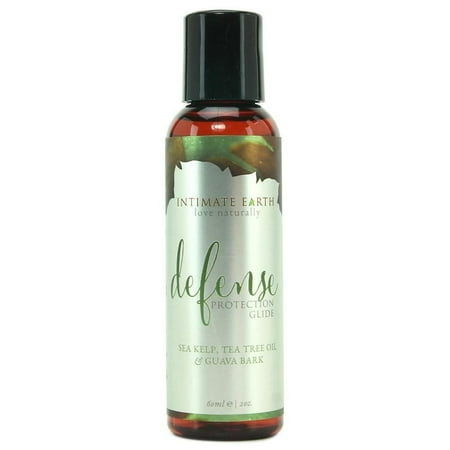 Intimate Earth Defense Protection Glide,Water Based Personal Lubricant, 2 oz, Liquid
