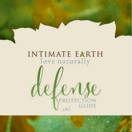Intimate Earth Defense Protection Glide, Water Based Personal Lubricant, 3ml