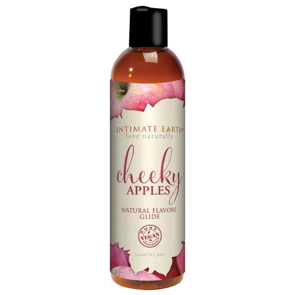 Intimate Earth Flavored Glide - Cheeky Apples 4oz by Intimate Earth