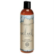 Intimate Earth Velvelt Touch Silicone Based Personal Lubricant and Massage Glide, Infused with Shiitake Extracts, 4 oz