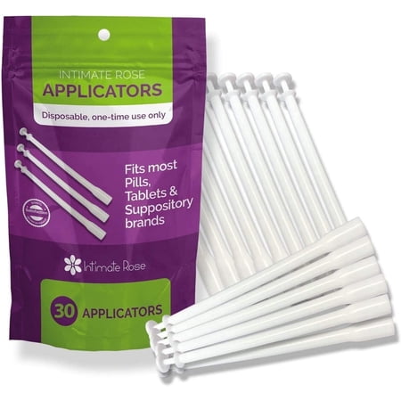 Intimate Rose 30 Count Vaginal Suppository Applicators, Individually Wrapped, Disposable Applicator - Fits Most Boric Acid Suppositories and More, from, Pack of 30 price history and forecast - Intimate Rose