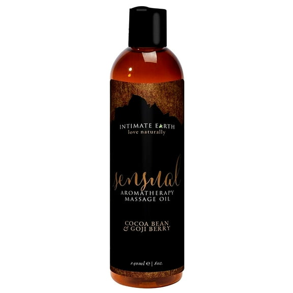 Intimate earth Sensual Massage Oil - Cocoa Bean & Goji Berry 120ml / 4oz