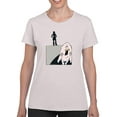 thumbnail image 1 of Intimidating Silhouettes T-Shirt Women -Wilfred Hildonen Designs, Female Small, 1 of 4