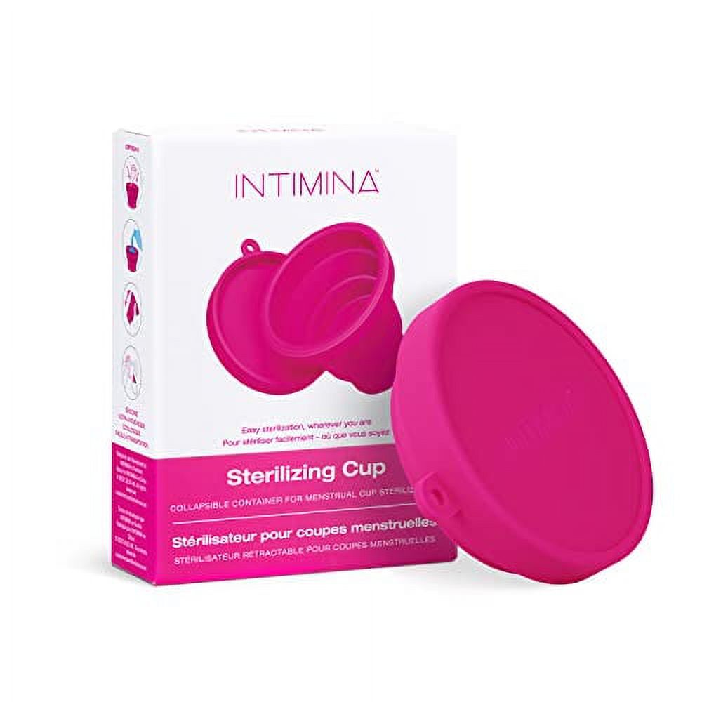 Intimina Sterilizing Cup Collapsible Container for OnTheGo