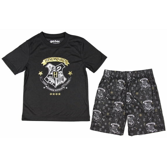 Intimo Harry Potter Big Boys Hogwarts Tee & Shorts Pajama Set (7)